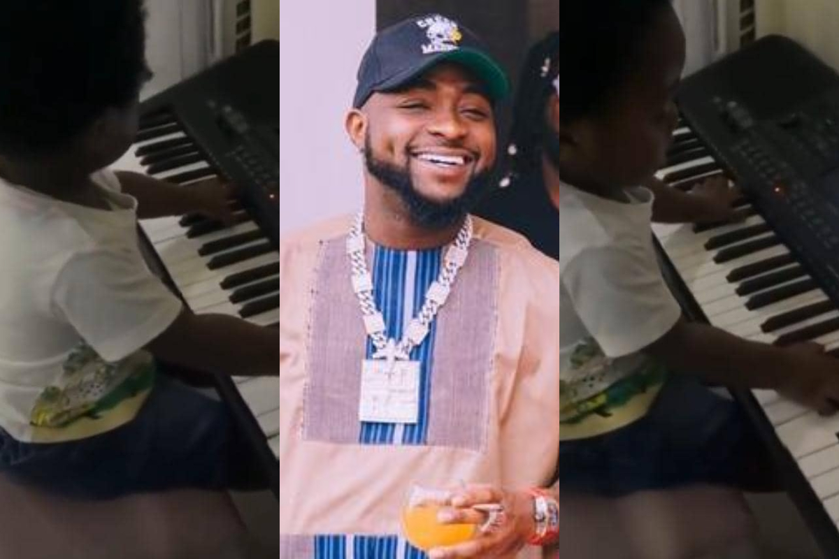 A National Son Day Davido Shares Lovely Photos Of Ifeanyi ABTC