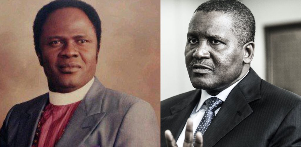 Archbishop Benson Idahosa and Dangote