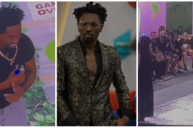 BBNaija 2021: Moment Former HOH, Peace Passes The Necklace To New HOH Boma (Video)