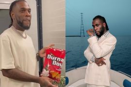 Burna Boy Gets Customized Doritos Chips Snack (VIDEO)