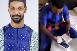 BBNaija 2021: Yousef Receives Brand New iPhone 12 From Fans (VIDEO)