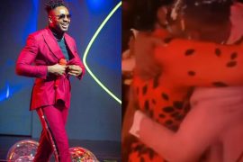 BBNaija 2021: Heartwarming Moment Between Cross And His Mom After She Surprised Him At The Finale (Video)