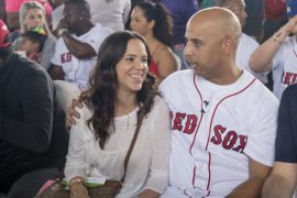 Nilda and Alex Cora