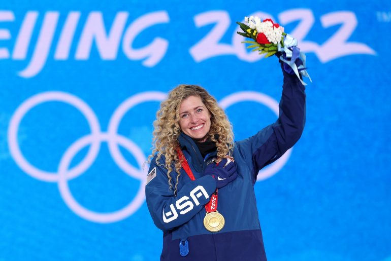 How many Olympics has Lindsey Jacobellis been in? What did Lindsey