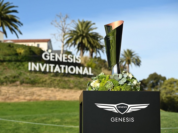 Who is favored to win the genesis Invitational? Where can I watch