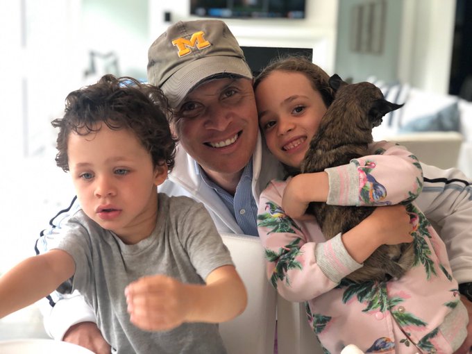 Harold Ford Jr and his kids Georgia Ford and Harold Eugene Ford III