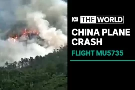 Chinese plane crash video: Watch moment China Eastern crashed and caught fire