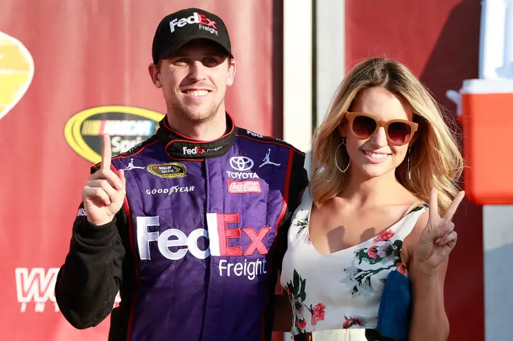 Denny Hamlin Wife: Who Is Denny Hamlin's Partner Jordan Fish ...