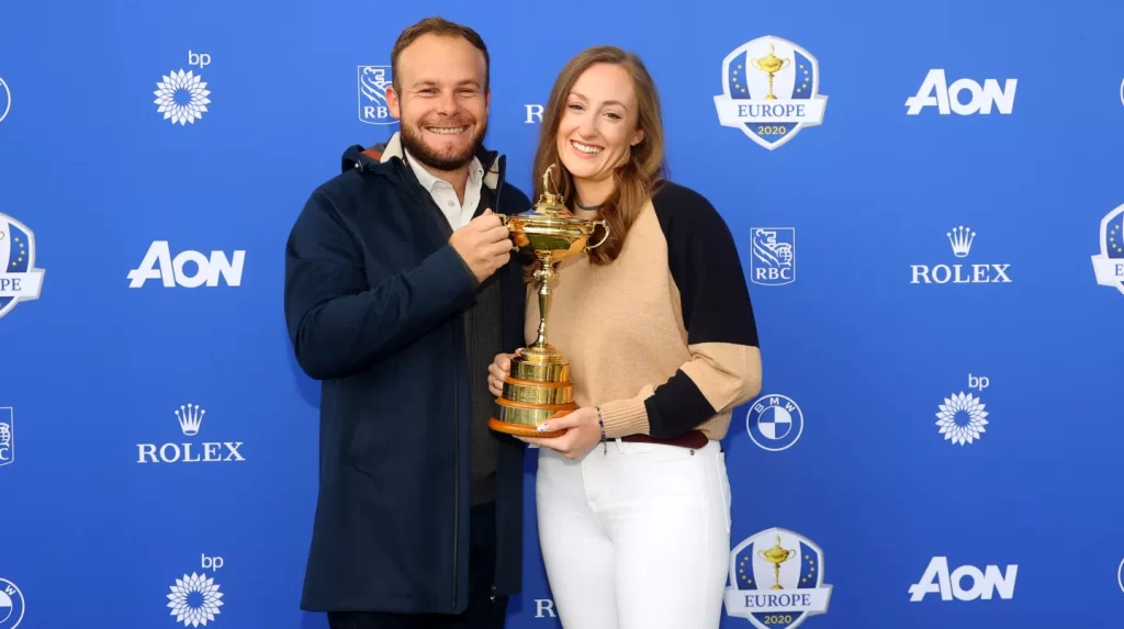 Tyrrell Hatton and his wife Emily Braisher