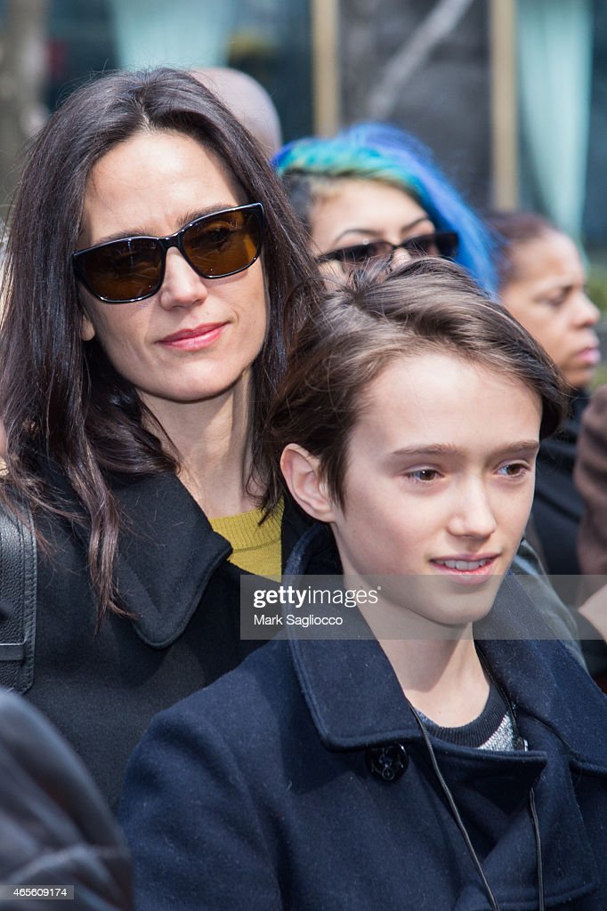 Jennifer Connelly Daughter Agnes Lark Bettany Editorial Stock