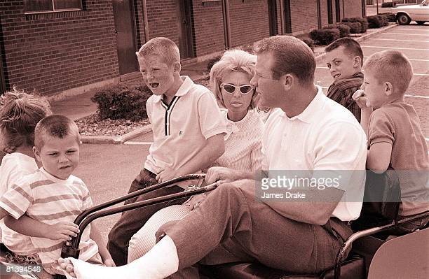 Mickey Mantle At Home With Wife Merlyn And Sons David and Mickey Jr. –  Society for American Baseball Research