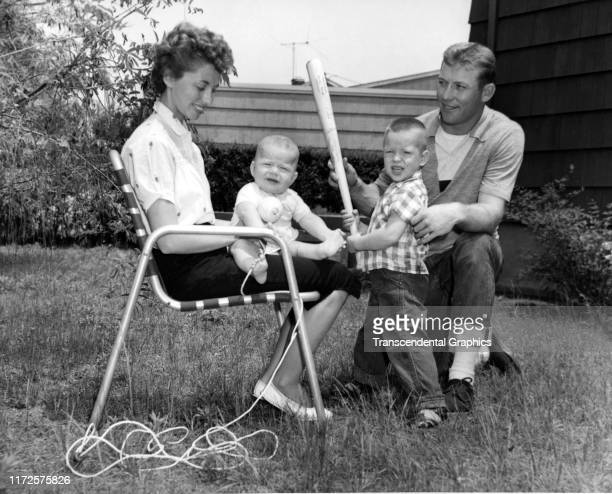 Mickey Mantle, and his wife, Merlyn Mantle, June 22, 1966. CSU  Archives/Courtesy Everett Collection Stock Photo - Alamy