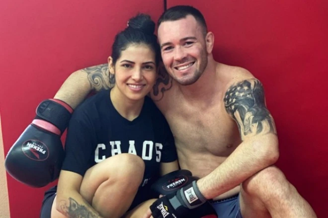 Polyana Viana and Colby Covington