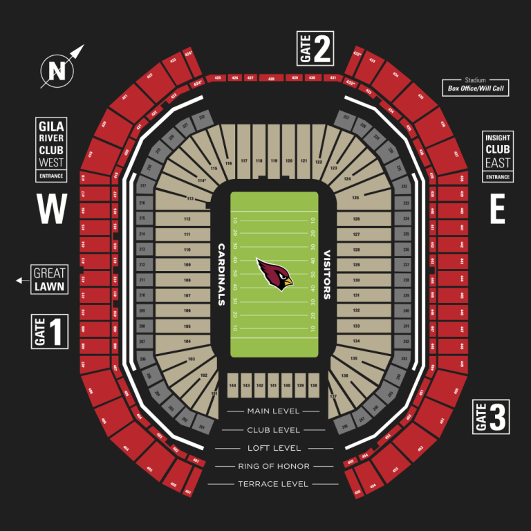 State Farm Stadium Capacity, Seating Chart, Seat View ABTC