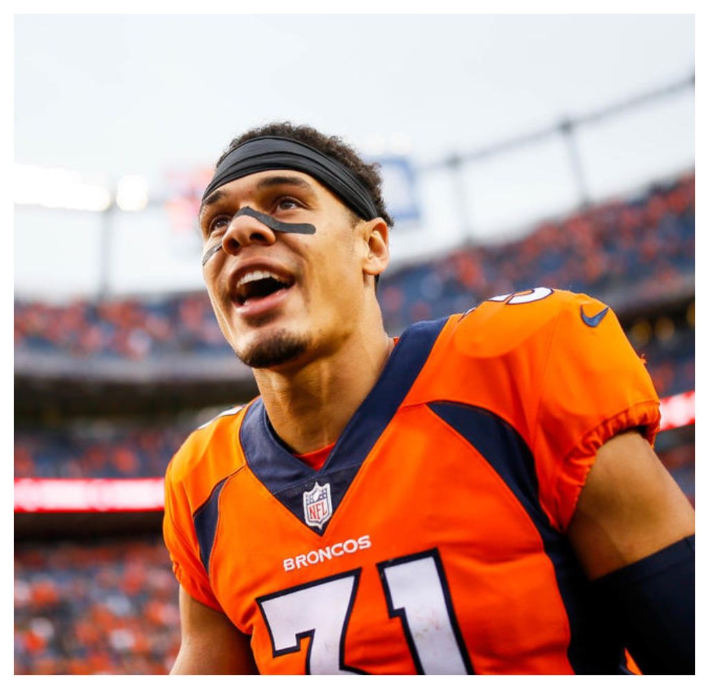 Broncos star Justin Simmons's biracial background fuels his social