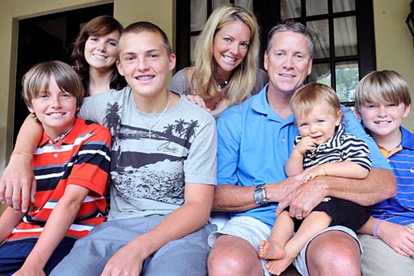 Hall Of Famer Tom Glavine Wife Christine Glavine And Kids