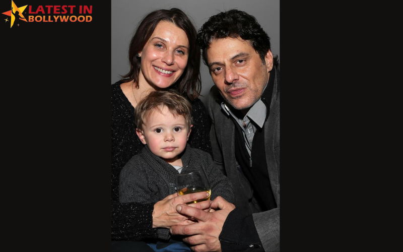 Vince Colosimo with his ex-wife and son