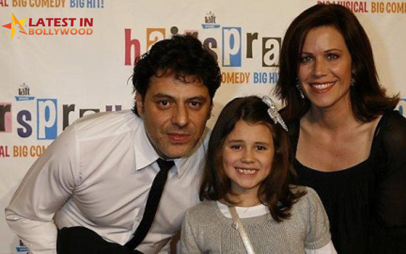 Vince Colosimo with his ex-wife and daughter