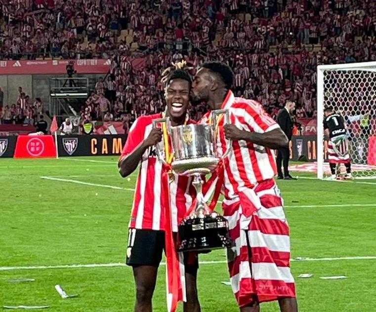 Inaki Williams And Brother Celebrate Bilbao's Copa Del Rey Triumph ...