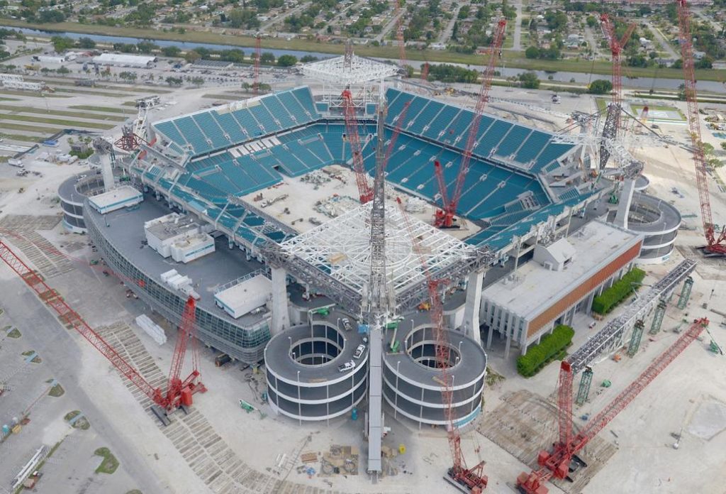 Who owns Hard Rock Stadium and how many does it seat? - ABTC